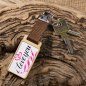 Mobile Preview: Schlüsselanhänger Tokio mit Foto - aus Holz - zweiseitig